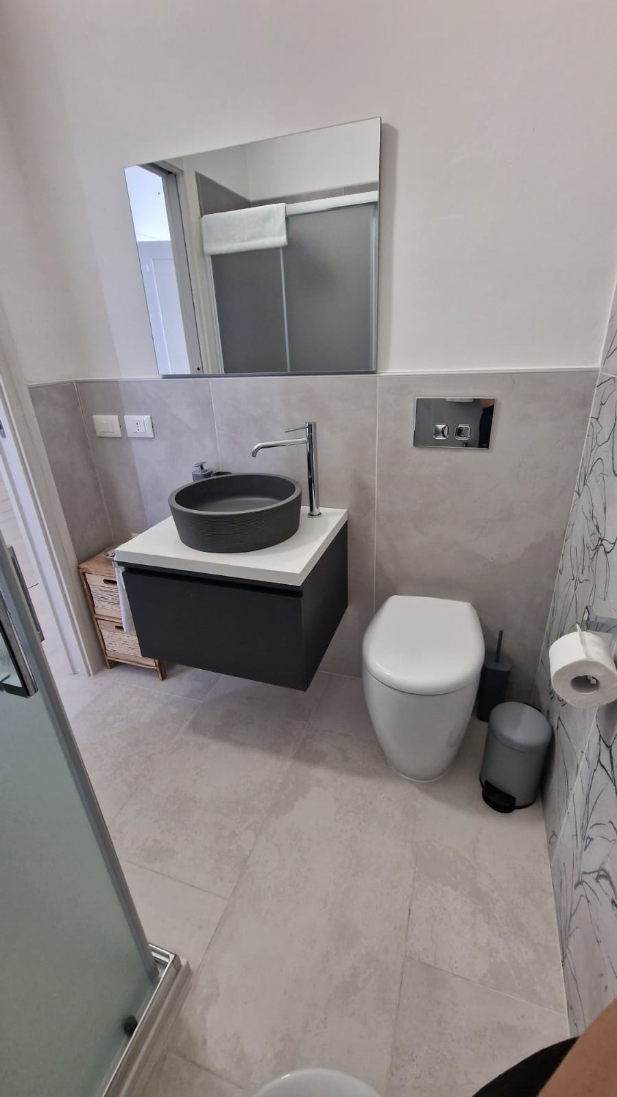 Bagno con doccia